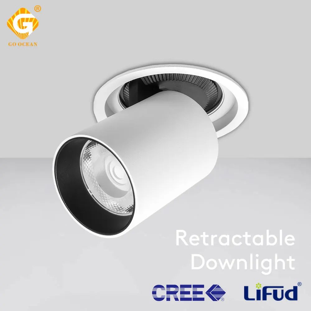 Встраиваемые регулируемый светодиодный светильник 12W 25W Потолочный простой Nordic