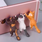 6 шт.2 шт., Новогодний подарочный набор для матери, милая кошка, искусственная подставка, присоска для iphone 12, держатель для телефона, кошка на выбор