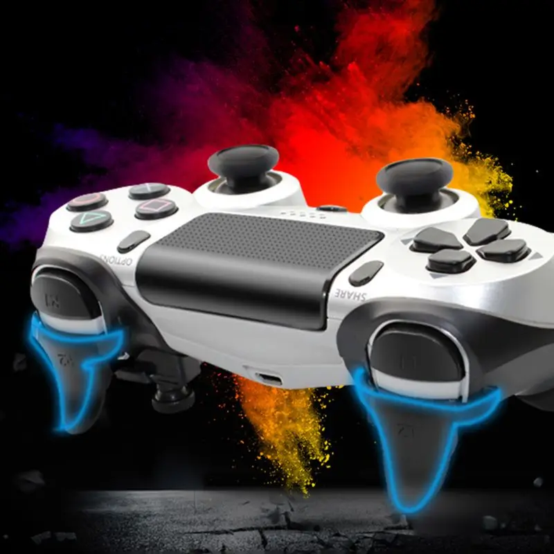 

2PCS Anti-slip Handle Grip Cover Shell for Playstation 4 PS4 Game Handle Controller Accessories