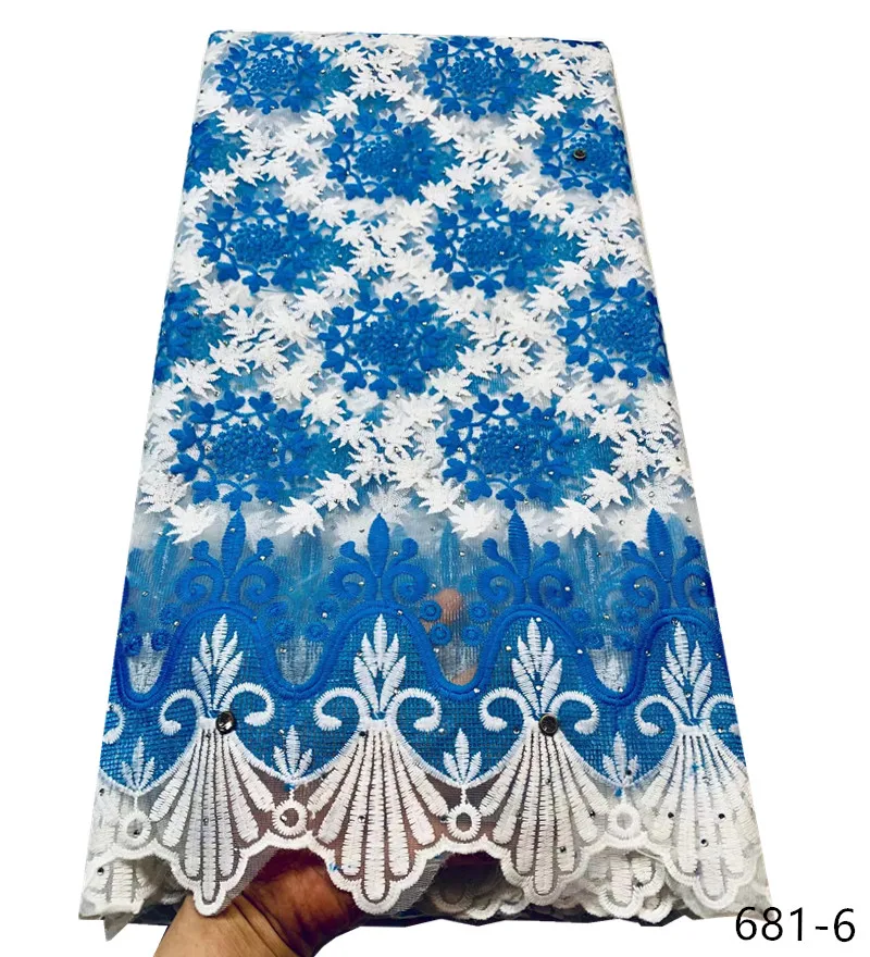 

Clearance Sale Embroidery African Lace Fabric High Quality French Tulle Lace Fabric Nigerian Lace Fabric For DIY Sewing 681