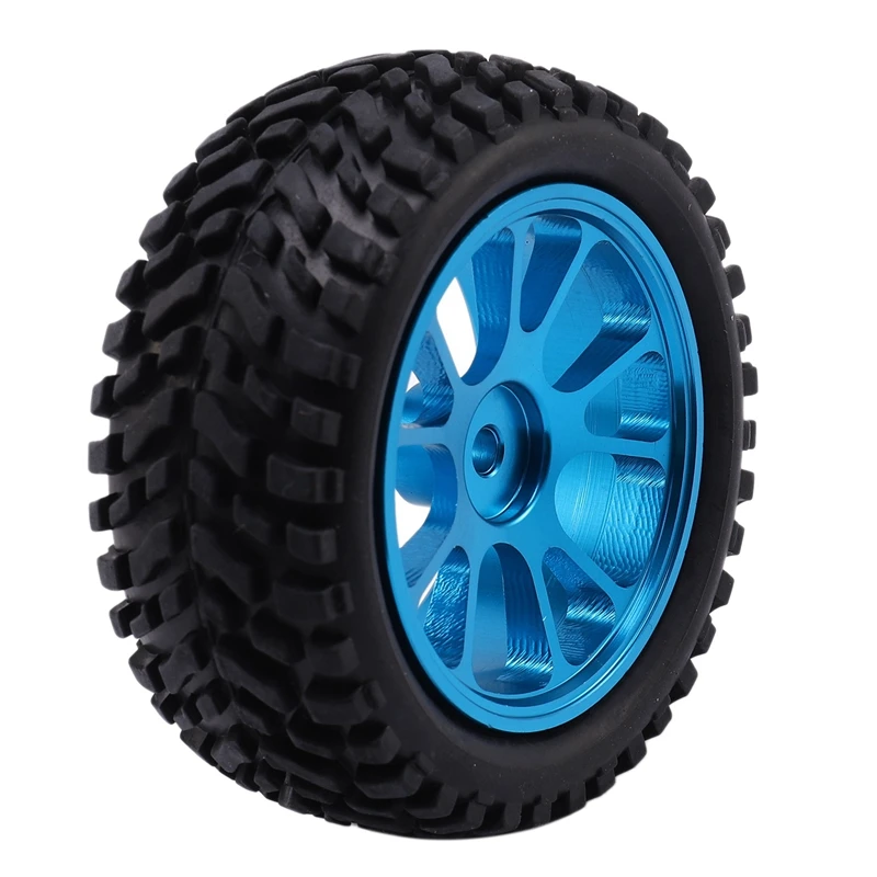 

75MM Alloy Blue Wheel Tire Pull Tire for WL 1/18 A959 A979 A969 & Metal Gear Servo for Wltoys 1/18 A949 A959 A969 A979