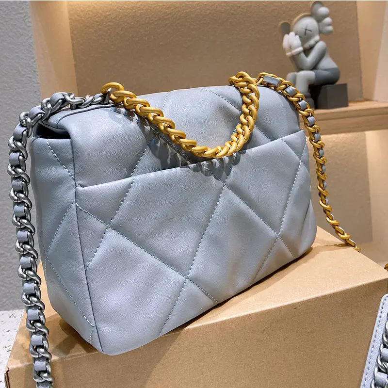 

Новая модная сумка через плечо с металлической цепочкой, женская сумка почтальона, сумка через плечо, сумка-мессенджер