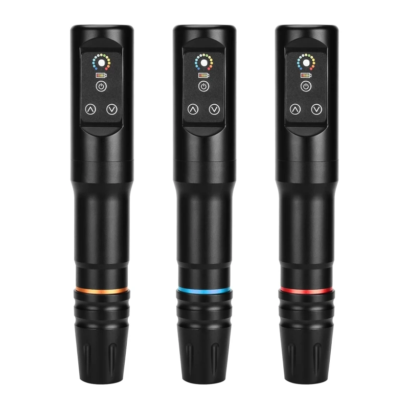 

Wireless Tattoo Machine Pen Rotary Tattoo Machine Aluminum Alloy Tattoo Gun Equipment for Body Art Low Vibration Makeup Tool Ac