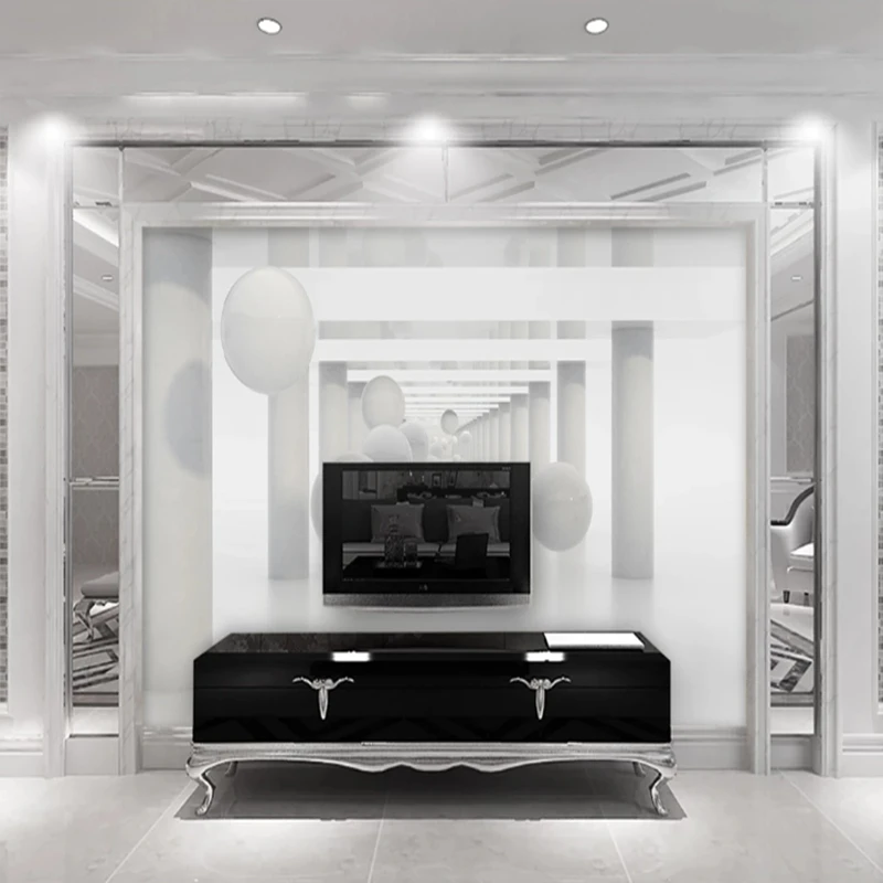 Настенные обои на заказ Современная 3D Сфера сцена ТВ диван фон настенная