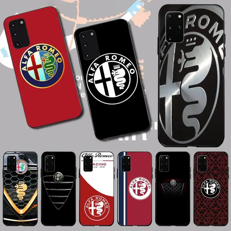 HPCHCJHM горячий автомобиль Alfa Romeo дизайн логотипа мягкий силиконовый черный чехол