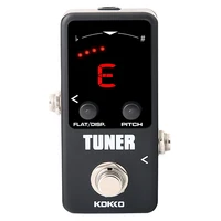 electric guitar effect device tuner foot pedal tuning tuning table dual display mode twelve equal temperament effect device