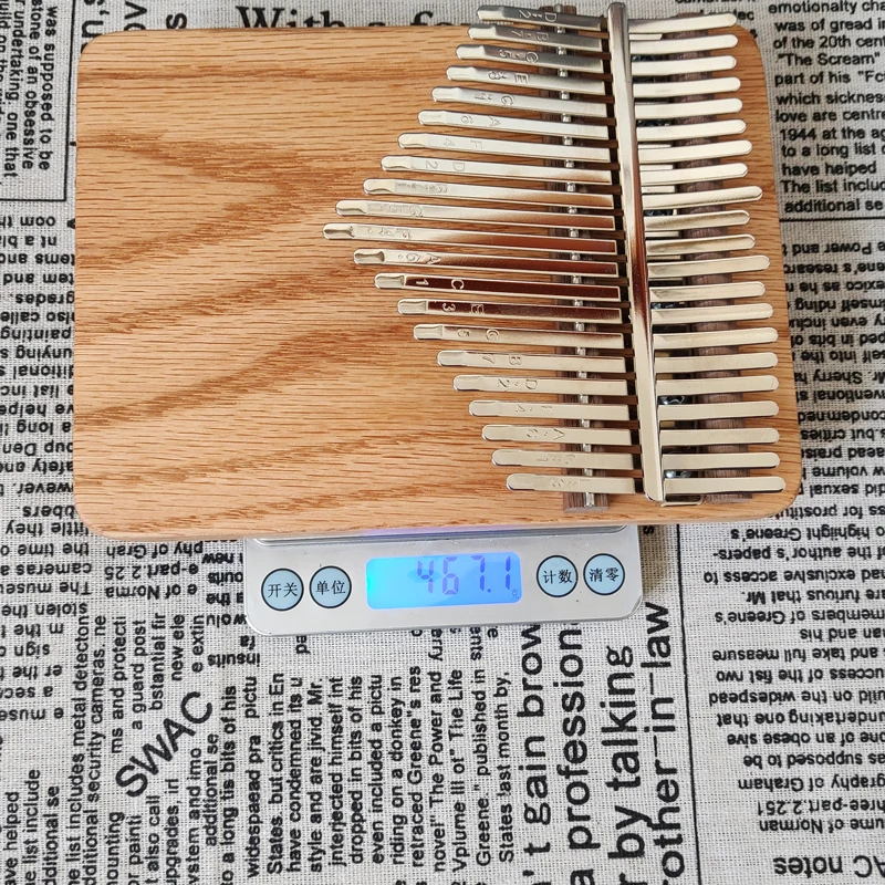 

Handmade Kalimba 21 key Keyboard Piano Red oak Wood Musical Instruments Thumb Piano