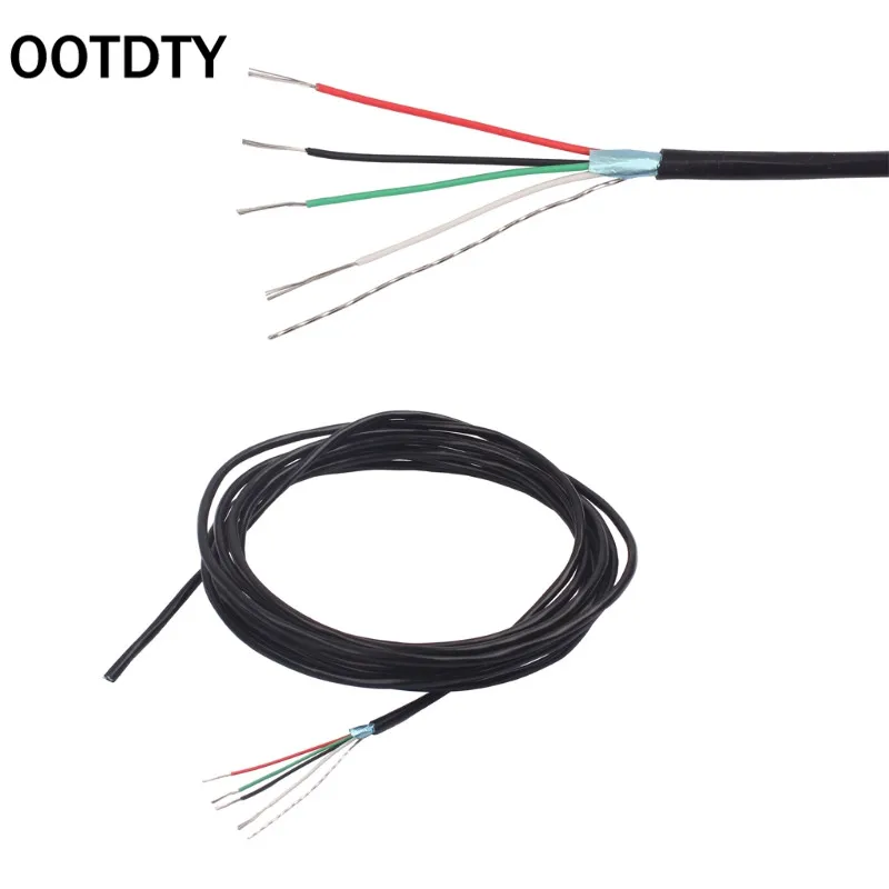 

OOTDTY экранированный 4 проводника Hookup провод гитара пикап кабель 24AWG 3 м длина гитар запчасти