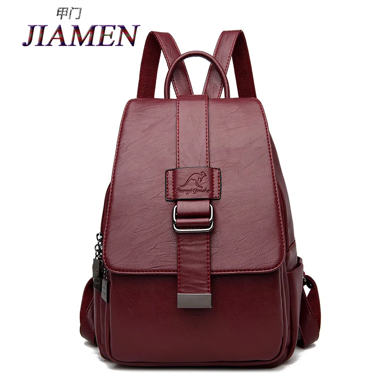 Простой Школьный рюкзак в стиле колледжа из высококачественной искусственной