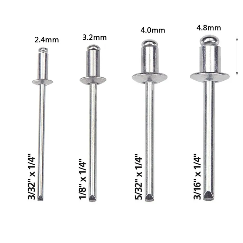 Как выбрать размеры заклепок для Заклепочника