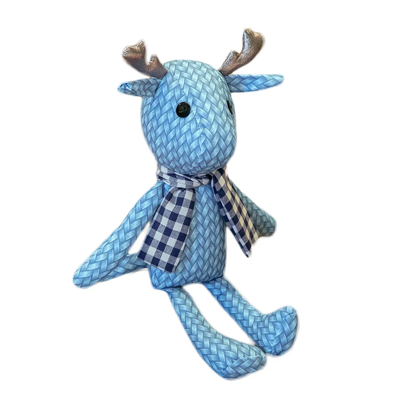1 шт. 37/60 см плюшевый олень кукла игрушки набивное животное шарф мультяшный для