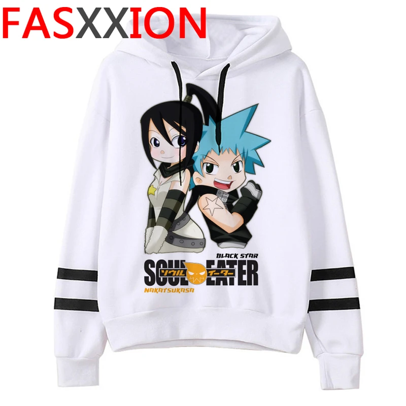 

Soul Eater толстовки для мужчин для фотосъемки в стиле гранж с изображением аниме мужской толстовки Графический размера плюс