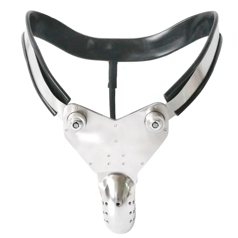 Пояс верности из нержавеющей стали Мужской эротический бандаж на член штаны