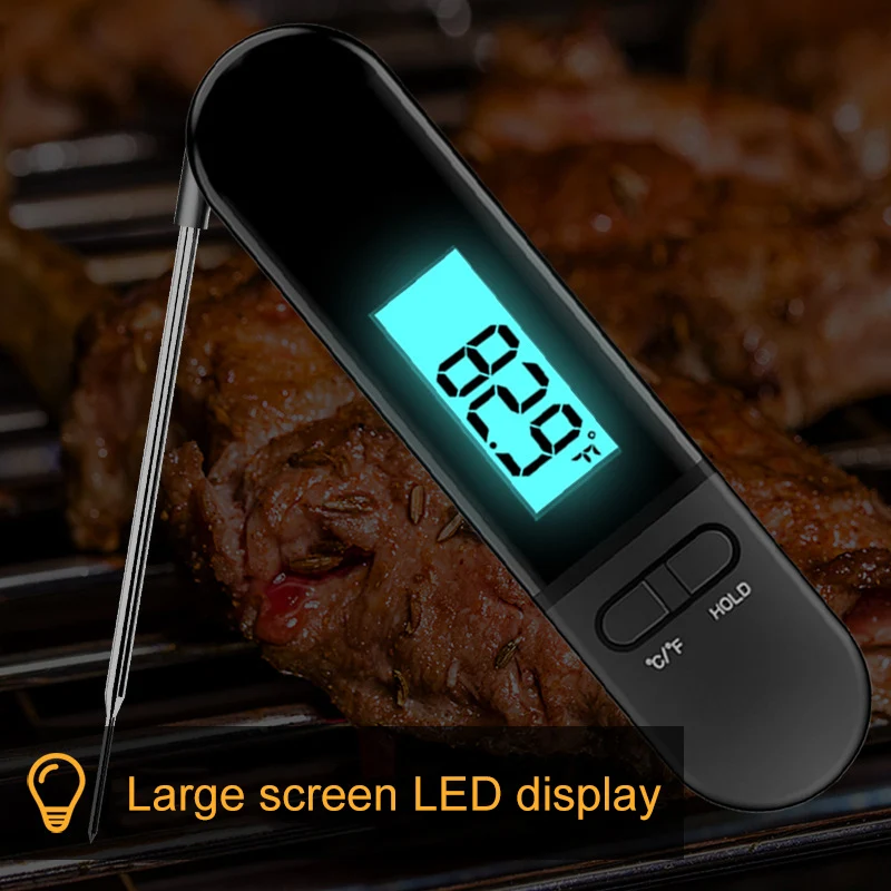 

Kitchen Thermometer Home Kitchen Cooking Food Supplies Digital Instant Read Thermometer With Backlight LCD Dropshipping