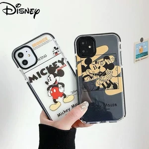 Disney Silicone Mickey mobile phone case for iphone13 13Pro 13Promax 12 12Pro Max 11Pro X XS MAX XR 7 8P Liquid protective cover
