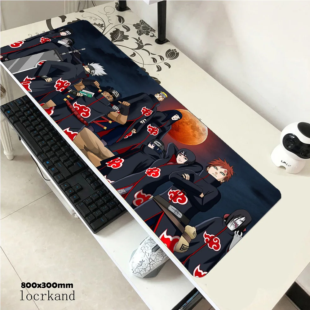 Игровой коврик для мыши Akatsuki геймерский игровой Настольный Kisame Hoshigaki Obito Uchiha