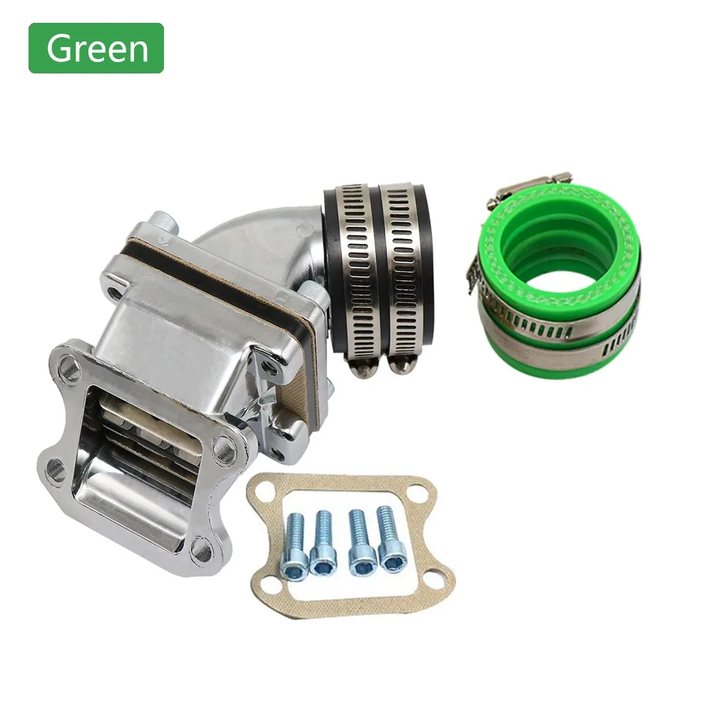 Green ZSDTRP для Honda DIO50 AF34 35 38 скутеры переоборудование общего назначения алюминиевое увеличение КАРБЮРАТОР впускной коллектор интерфейс - Color: Green