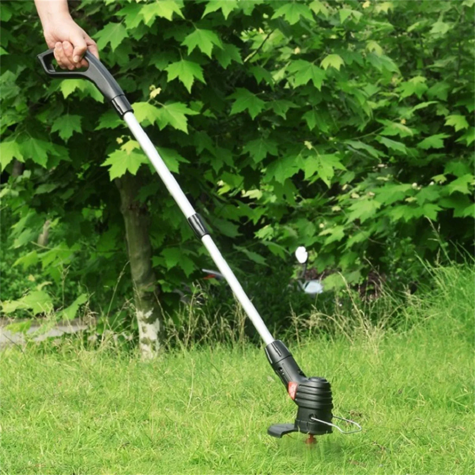 

Mini Handheld Portable Lawn Mower Trimming Machine Electric Machine Lawn Mower Easy to install and replace strong and durable