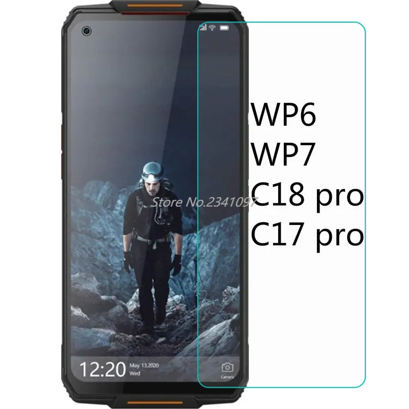 Чехол из закаленного стекла для Oukitel WP6 WP7 C18 C17 Pro 2 шт.|Защитные стёкла и плёнки