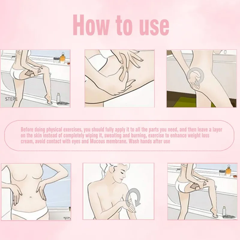 

Weight Loss Fat Burning Cream Cellulite Treatment For Thighs Legs Abdome, Arms And Buttocks For Men Or Women Body Care Cream