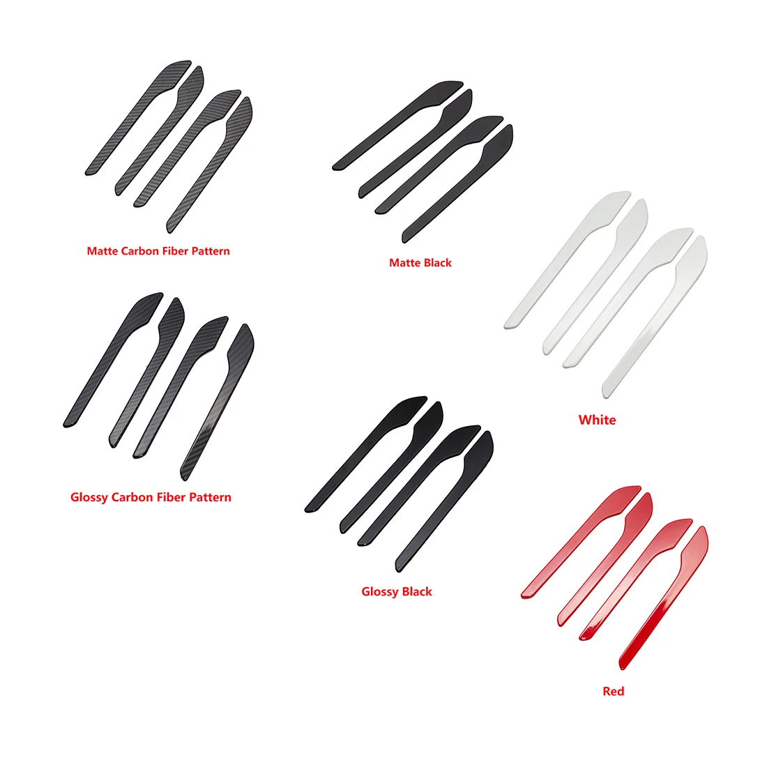 Накладка на дверную ручку автомобиля подходящая для Tesla Model 3 / Y 2016-2020 аксессуары