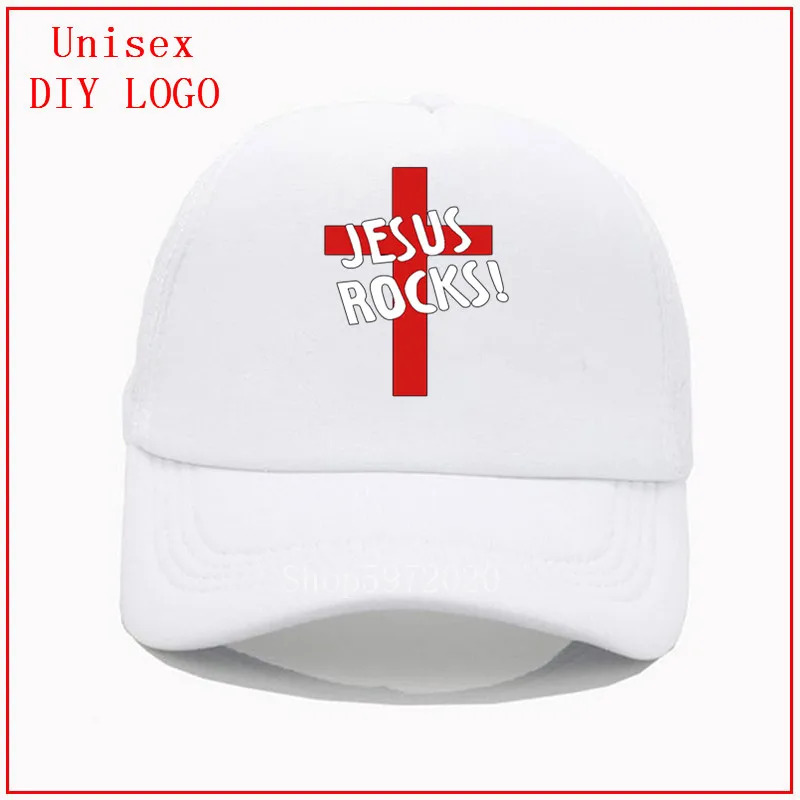 Бейсболка с принтом Иисуса рок Мужская кепка мужская Кепка летняя трендовая