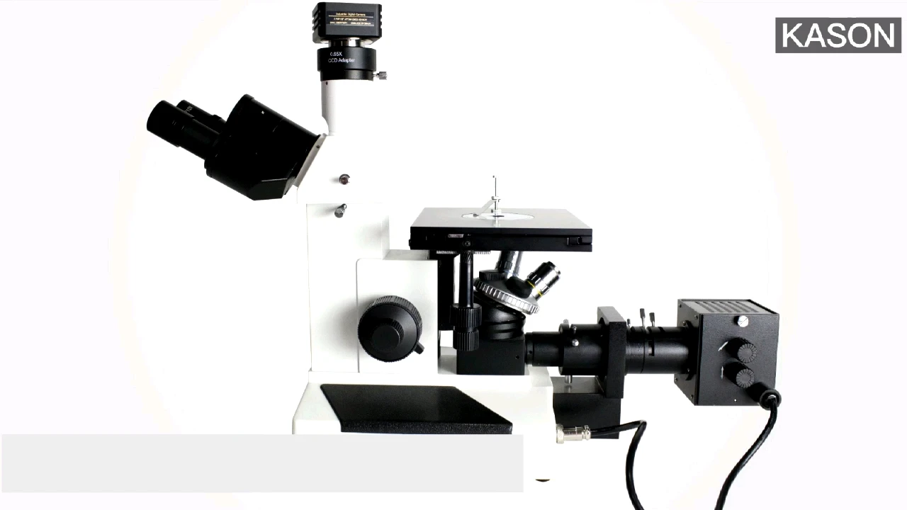 

4XB Binocular Inverted Metallurgical Microscope for Sale Wide View Eyepiece 10X (18mm) 100X~1250X AC 220V, 50hz 1 YEAR CE,ISO