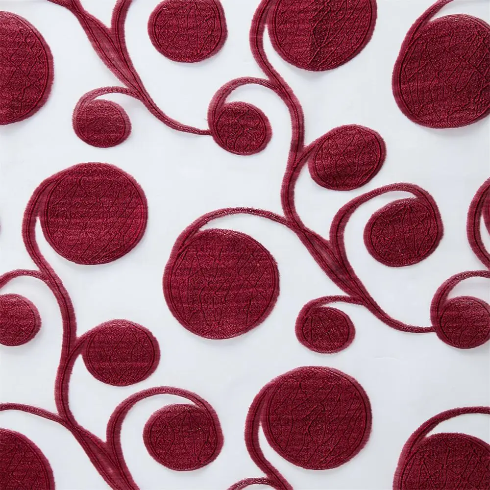 Геометрические прозрачные Занавески YokiSTG для гостиной спальни кухни современные