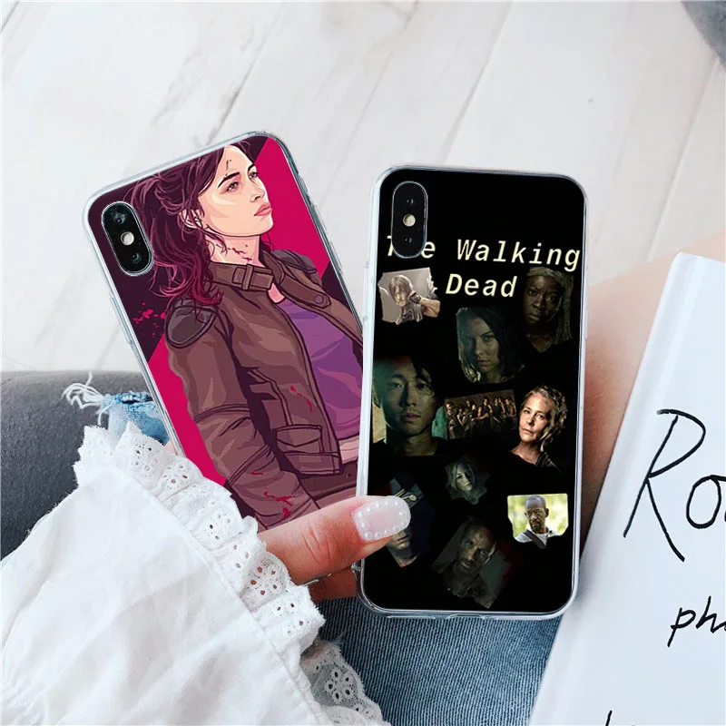 Phone Case for Apple iPhone 13 12 Mini 11 Pro Max X XR XS 7 8 Plus SE2020 The Walking Dead Fashion Transparent Soft cases Cover