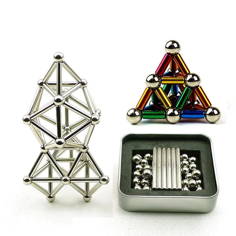 Магнитная комбинация 36 бар 27 Шариковая игрушка пазл для декомпрессии лидер