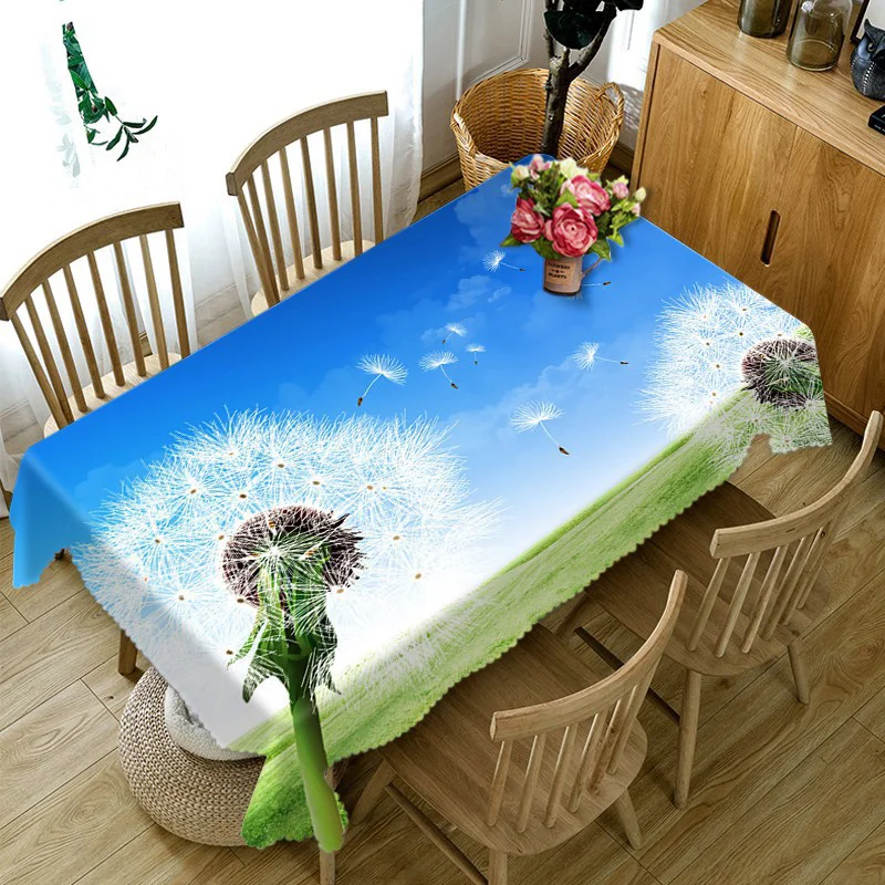 

Customizable 3D Tablecloth Diamond Butterfly Flower Pattern Washable Cloth Thicken Rectangular and Round Table Cloth for Wedding