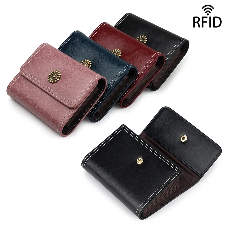 SIKU натуральный кожаный кошелек ручной работы мужские кошельки с отделениями для