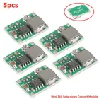 5 шт., понижающий преобразователь для радиоуправляемого самолета Mini360, 360 в пост. Тока, 2 А, понижающий модуль 4,75-23 в 1-17 в 17x11x3,8 мм LM2596