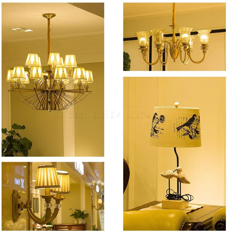 1 шт./лот E14 Светодиодная лампа для холодильника 3 Вт лампа-кукуруза переменного