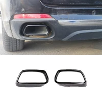 stainless steelfor bmw x5 f15 2014 2018x6 f16 2015 2018car tail muffler exhaust pipe output cover parts for regular version