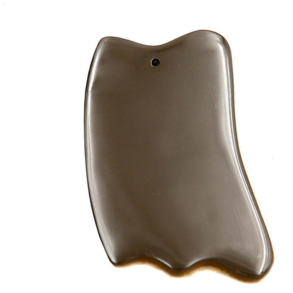5A grade SiBin brown color Bian stone massage guasha beauty face plate 100% original backpain relief relax anti wrinkle |