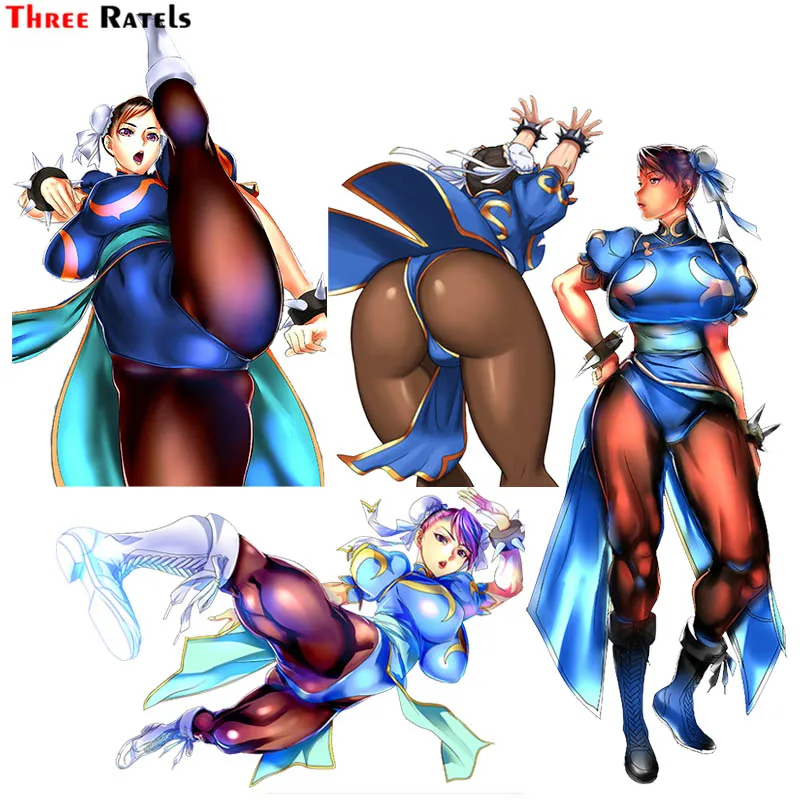 

Наклейка для скейтборда Three Ratels F343 Game chun li, Дорожный чемодан, гитара, ноутбук, Водонепроницаемый Виниловый автомобиль, Школьное украшение
