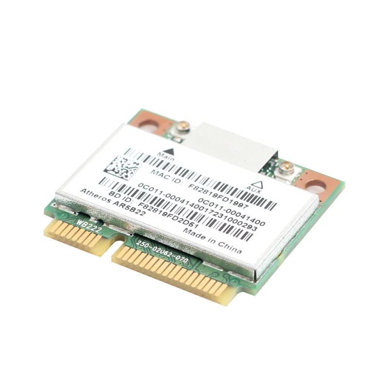 300 Мбит/с Wifi двухдиапазонный Atheros AR5B22 беспроводной 802 11 abgn 2 4G/5 ГГц Wi-Fi + Bluetooth 4 0 WLAN