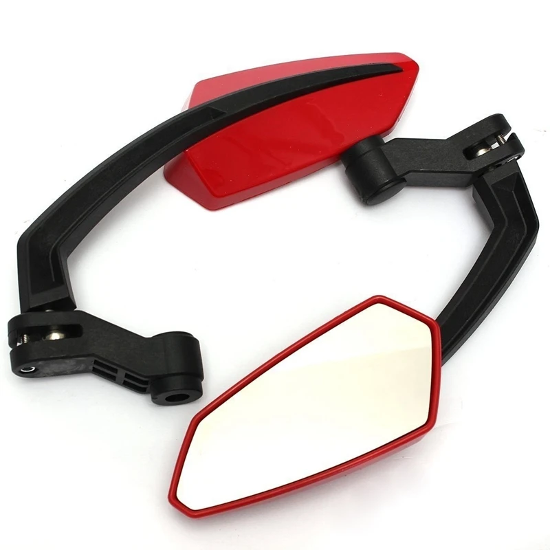 Universal Motorcycle Rearview Mirror with M8 M10 Clockwise and Counterclockwise Threaded Bolts ATV Moped Scooter Cruiser Roller |