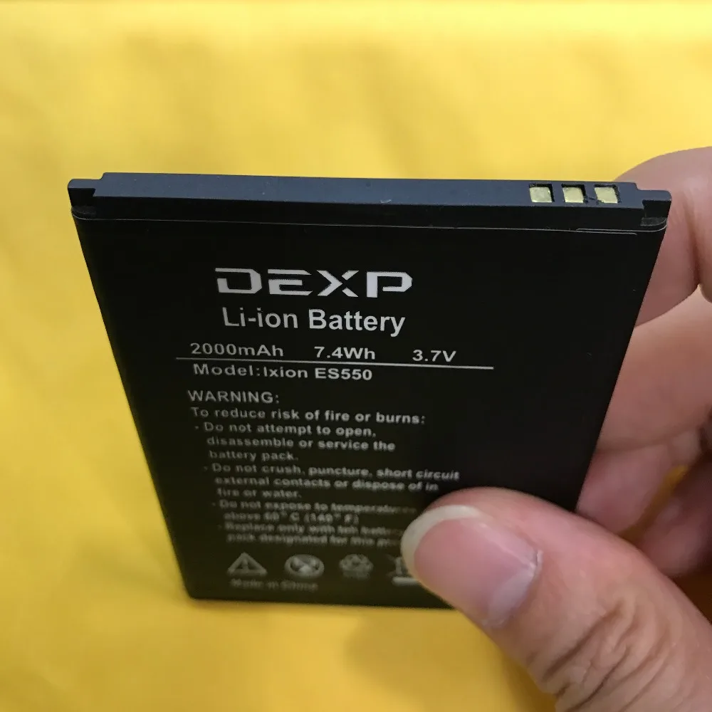 MLLSE 2000mAh ES550 Аккумулятор для DEXP Ixion Soul 3 Pro мобильный телефон