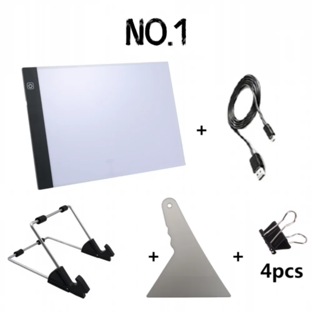 Светодиодный светильник A4 Настольный для рисования доска корректор алмазной