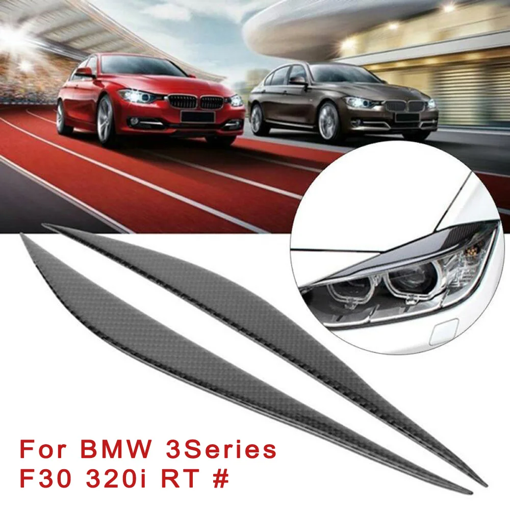 Пылезащитная наклейка для фар век BMW 3 серии F30 320i RT Глянцевая внешняя бровь |