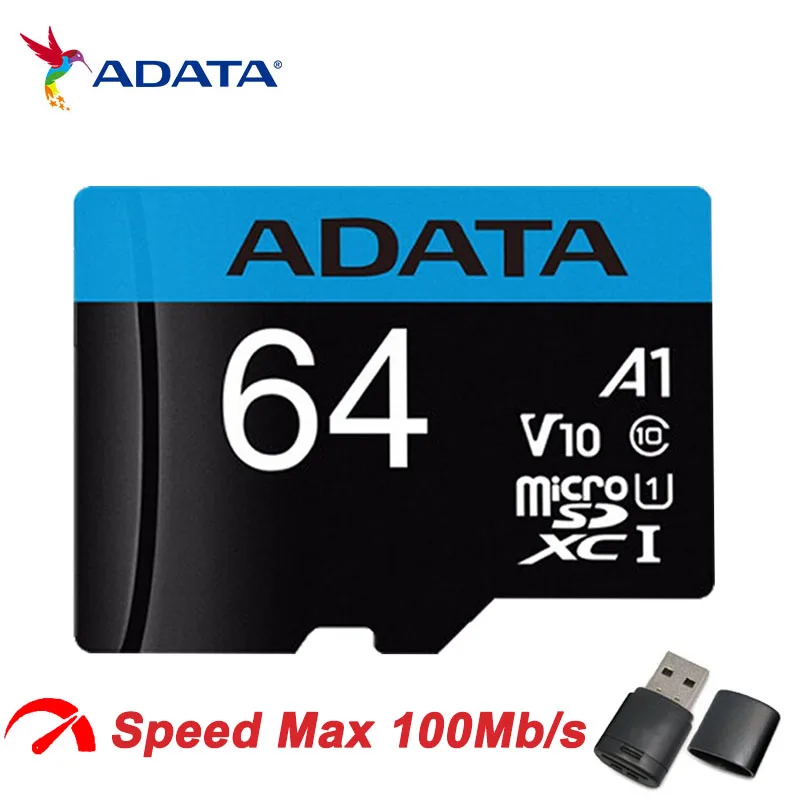 

ADATA Micro SDHC 16 ГБ 32 ГБ 64 ГБ TF флэш-карта памяти sd Micro sd карта высокоскоростная класс 10 U1 для телефона
