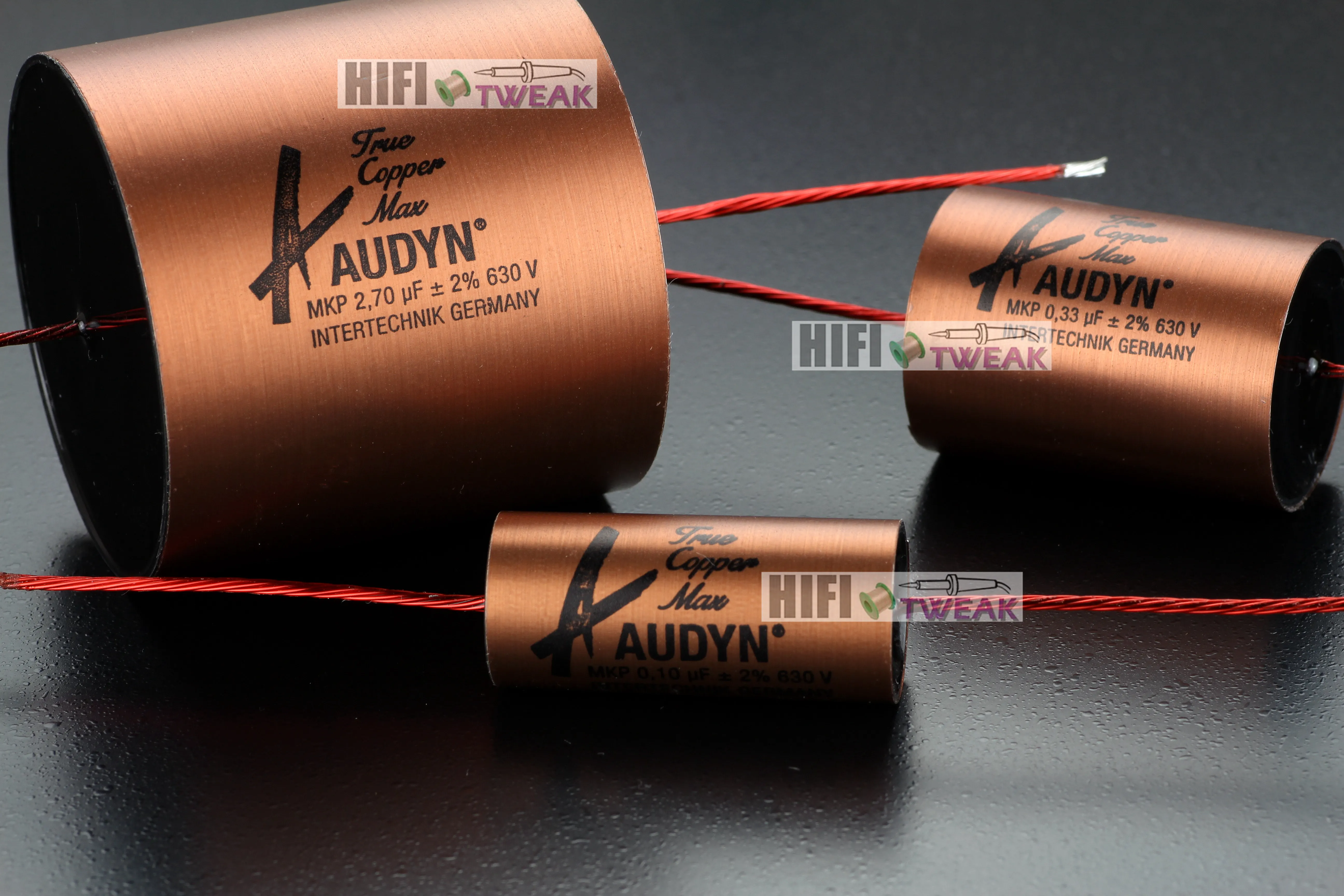 2pcs/lot Germany Audyn True Copper Max series copper foil fever grade audio frequency division coupling capacitor free shipping