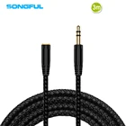 Кабель-удлинитель для наушников 2021, 3 м, 3,5 мм, штекер-гнездо, проводной, для ПК