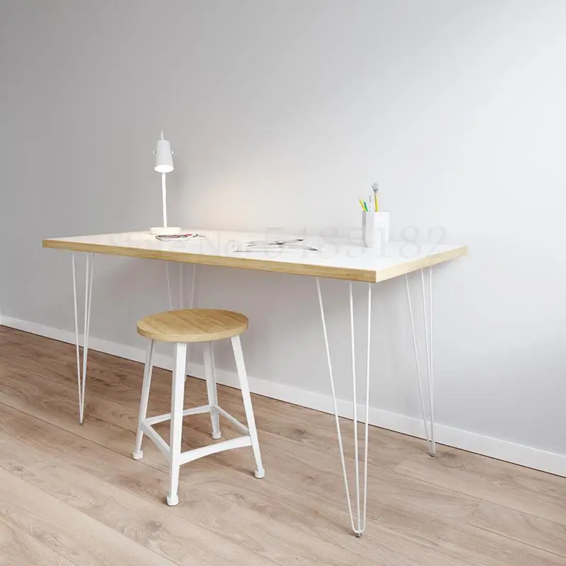  Nordic study desk solid wood modern simple light luxury writing office ins renting transformation table |