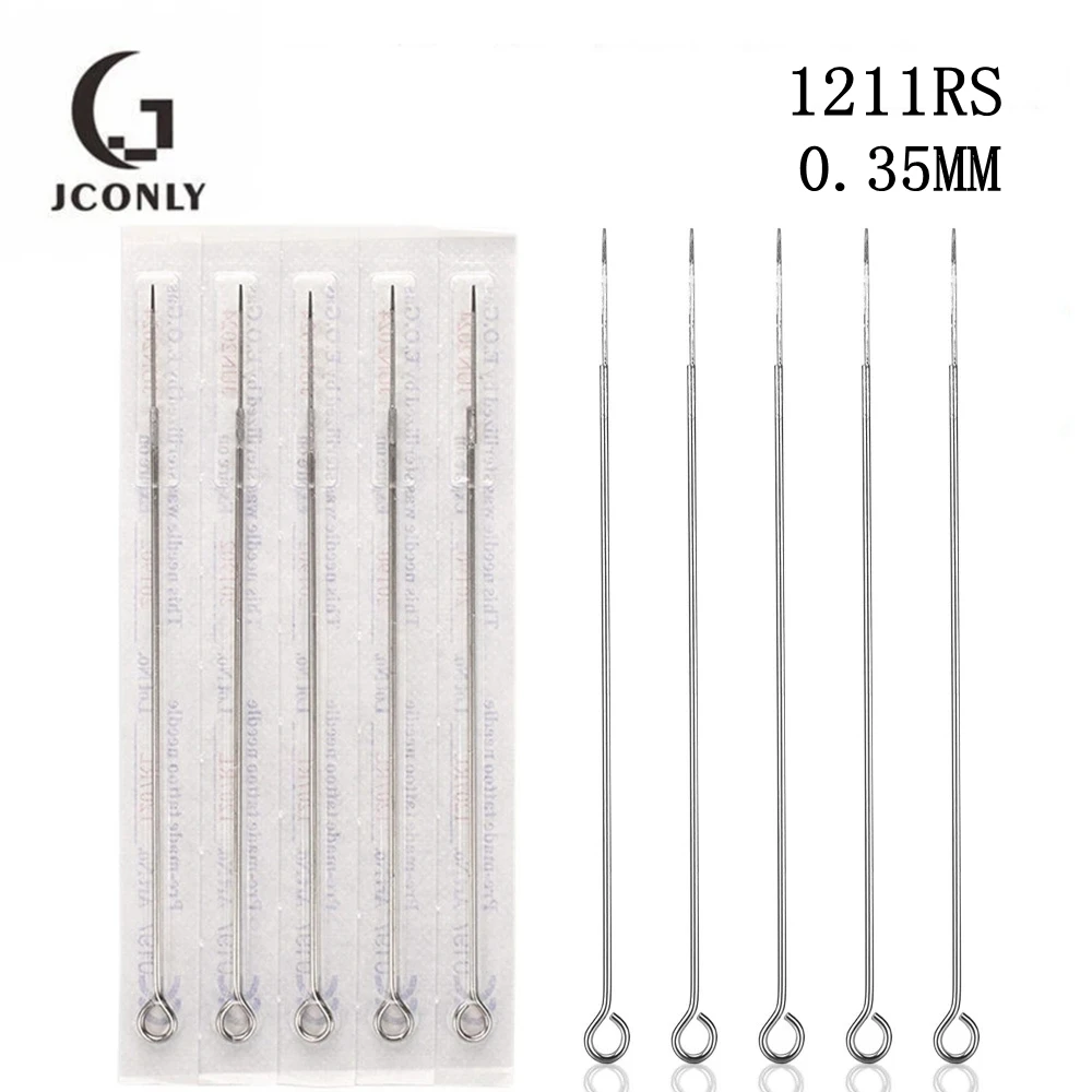 

Tattoo Needles 0.35mm 3RS 5RS 7RS 9RS Sterilized Stainless Steel Needles For Tattoo Machine Gun Tattoo Supplies Free Shipping
