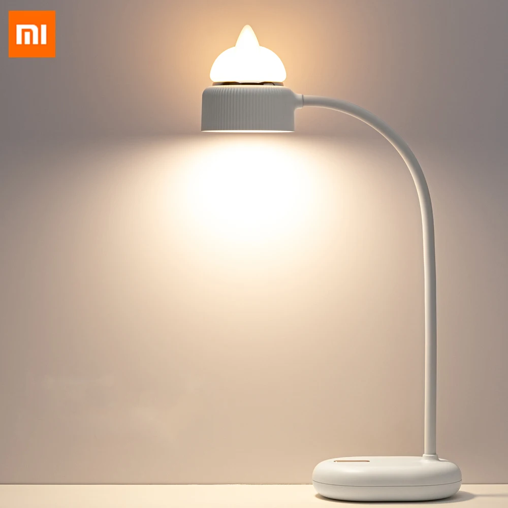 Xiaomi Mijia 3 жизнь светодиодный настольная лампа зарядка Складная Лампа