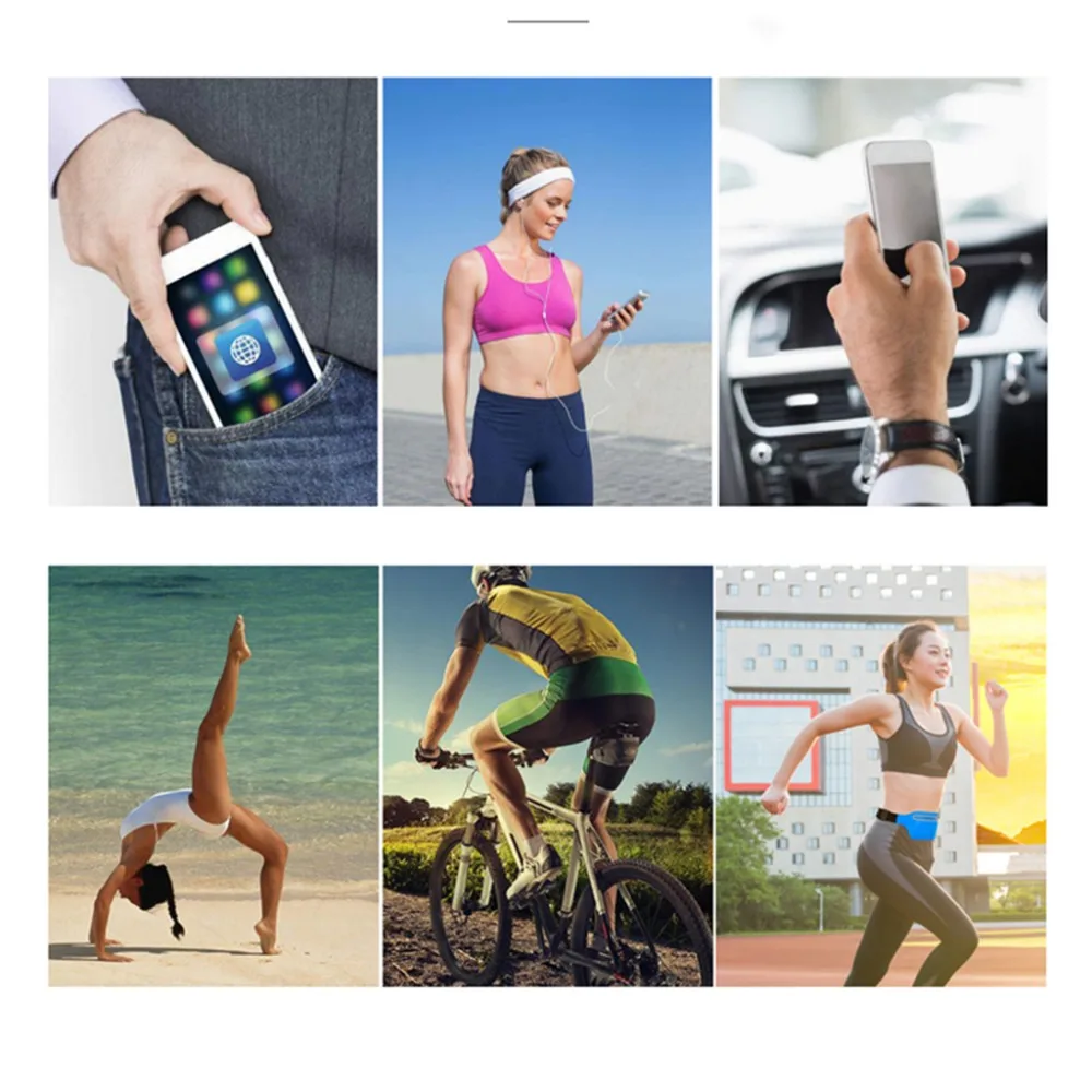

Outdoor Running Arm band Waist Belt Bag Waterproof Phone Case Holder Jogging Belly Pack Men Women Gym Fitness Sport Accessories