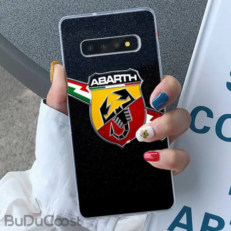 

Italy Sports car abarth logo Phone Case for Samsung GALAXY S10Plus E(lite) S7 S7edge S8 S8Plus S9 S9Plus S10